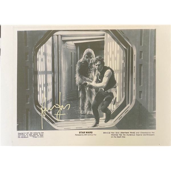 Signed Star Wars Media Press Photo