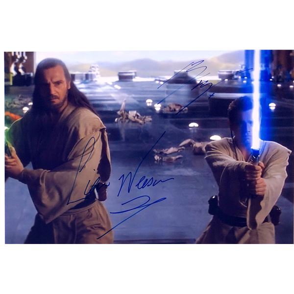 Autograph Signed Star Wars Ewan McGregor Photo