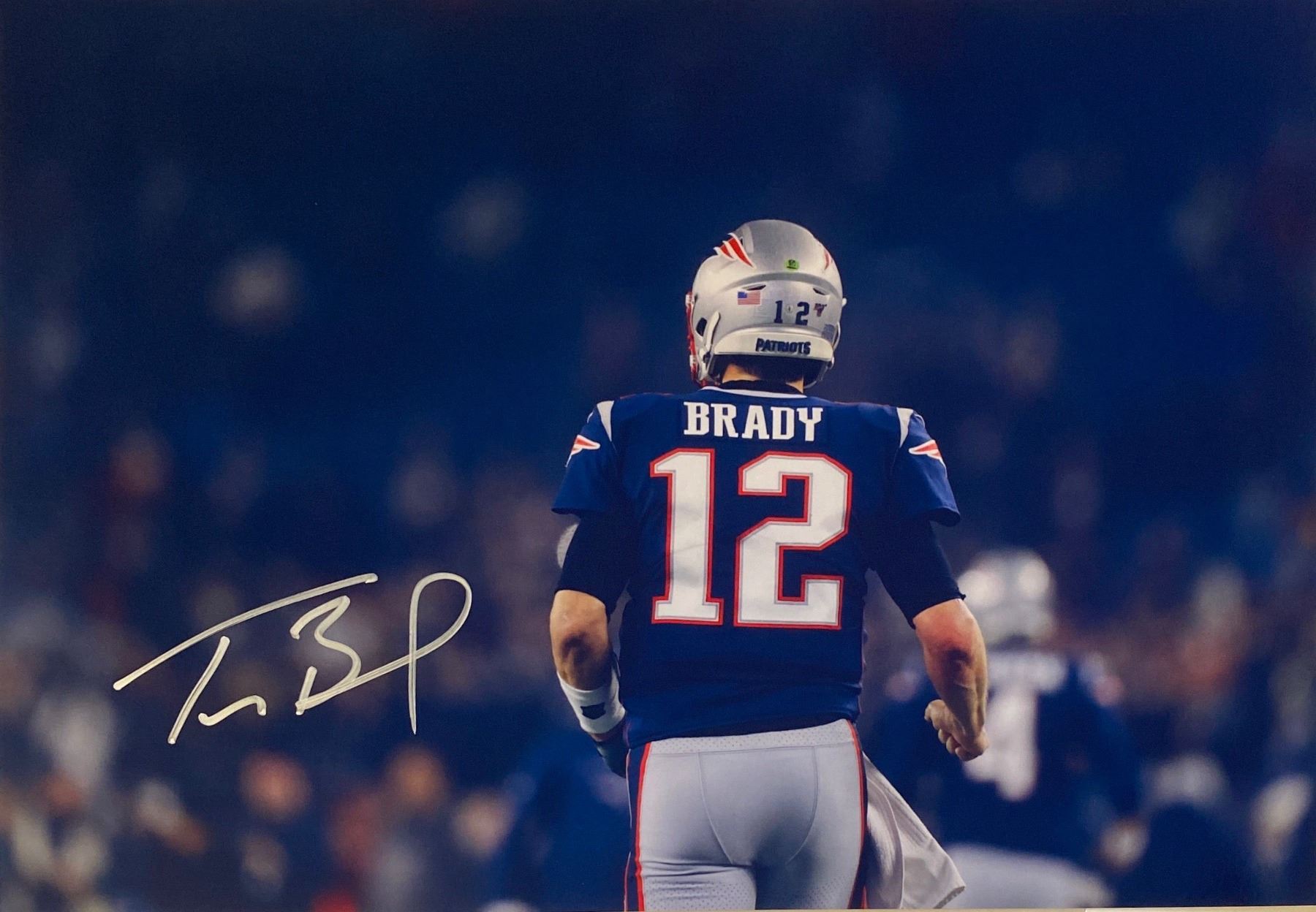 Autograph Signed Tom Brady Photo