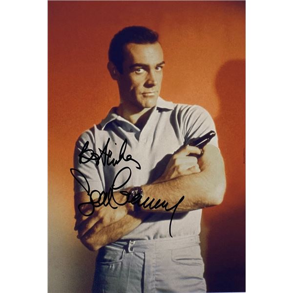 Autograph Signed James Bond Sean Connery Photo
