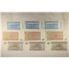 Image 2 : 9 MYANMAR PIECES OF CRISP UNC CURRENCY 6-1 KYAT &