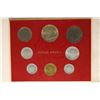 Image 1 : 1960 VATICAN 8 PIECE UNC COIN SET WITH SILVER 500