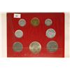 Image 2 : 1960 VATICAN 8 PIECE UNC COIN SET WITH SILVER 500