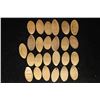 Image 1 : 25 ELONGATED LINCOLN CENTS. CONSTITUTION,
