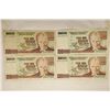 Image 1 : 4-1970 TURKEY 100,000 LIRASI BILLS