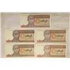 Image 1 : 5-1990 BURMA MYANMAR UNC 1 KYAT BILLS