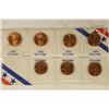 Image 1 : 1982 (7 )VARIETIES LINCOLN CENT SET (UNC)