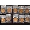 Image 1 : 10 ASSORTED LINCOLN PROOF CENTS 1961-1974