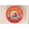 Image 1 : $5 NORTHERN LIGHTS CASINO CHIP ANNUAL