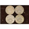 Image 2 : 1908-D, 1909, 1913 & 1915 SILVER BARBER DIMES