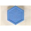 Image 2 : ABRAHAM LINCOLN BLUE & WHITE TILE WITH STAND BY