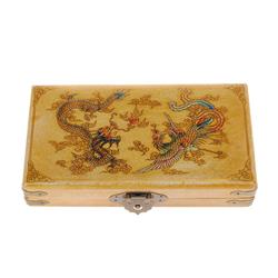 Vintage Chinese Abacus in Leather Covered Box  (CLB-321)