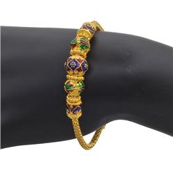 Heavy 24k Gold Filled Bracelet (JEW-164)