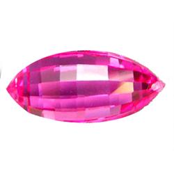 18.49ct  Splendid Briolette Hot Pink Brazil Topaz VVS (GEM-10852)