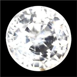 1.85ct Round Cut White Natural Zircon Gem VS (GEM-10495)