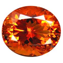 20.27ct  Gorgeous Oval Reddish Orange Madeira Citrine VVS (GEM-10845)
