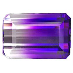 21.30 ct  Brilliant Emerald Bi Color Ametrine FLAWLESS (GEM-10631)