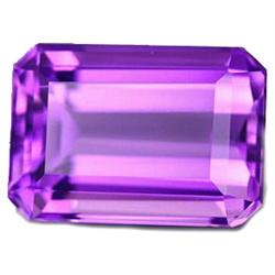 28.65ct Emerald Cut Natural Top Purple Amethyst VVS (GEM-10705)