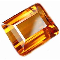 32.15 ct  Uncommon Emerald Honey Reddish Citrine FLAWLESS (GEM-10593)