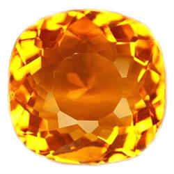 23.55ct  Ravishing Golden Yellow Cushion Cut Citrine FLAWLESS (GEM-10509)