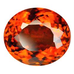 32.00ct Oval Cut Natural Reddish Orange Citrine FLAWLESS (GEM-10704)