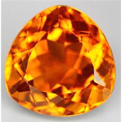 16.00ct  Charming Top Orange Trillion Cut Citrine FLAWLESS (GEM-10754)