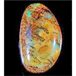 6.06ct Lots Of Green Brilliant Yowah Boulder Opal (GEM-10640)