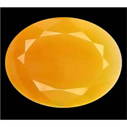 11.00ct Oval Cut Top AAA Yellow Opal (GEM-10340)