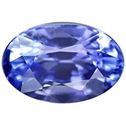 0.64ct  Charming Clean Natural Violet Blue Tanzanite FLAWLESS (GEM-10661)