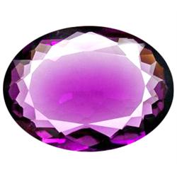 73.05ct  Rare Oval Purple Amethyst FLAWLESS (GEM-10696)