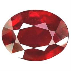 3.57ct  Oval Cut Natural Blood Red Ruby Madagascar Gem (GEM-10910)