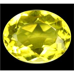 4.65ct Surprising Oval Cut Yellow Citrine Brazil  FLAWLESS (GEM-10490)