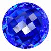 Image 1 : 56.35Ct Gracefully Round Checkerboard Blue Quartz FLAWLESS (GEM-10605)