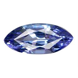 0.79ct Shinning AA Purplish Blue Tanzanite Block D FLAWLESS (GEM-10881)