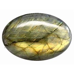 36.85ct Caochon Natural Unheated Multi Color Labradorite (GEM-9824)