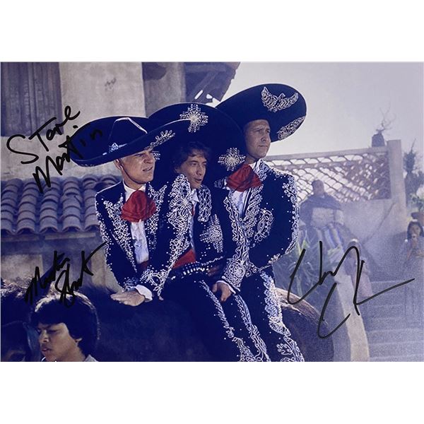 Autograph Signed 3 Amigos Chevy Chase Photo