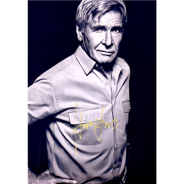 Autograph Signed Star Wars Harrison Ford Photo