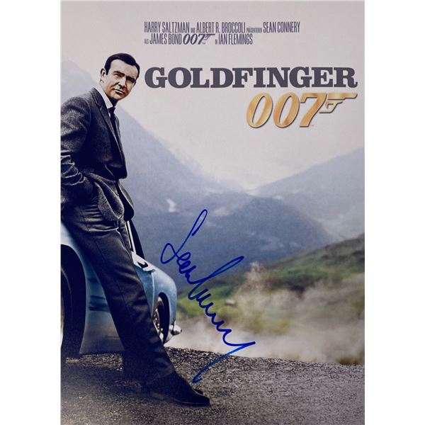Signed James Bond Goldfinger Photo