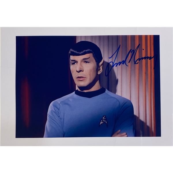 Autograph Signed Leonard Nimoy Photo