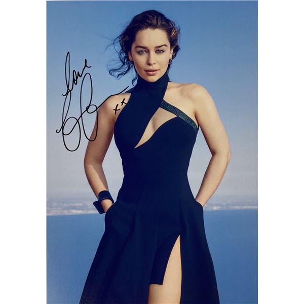 Autograph Signed Emilia Clarke Photo