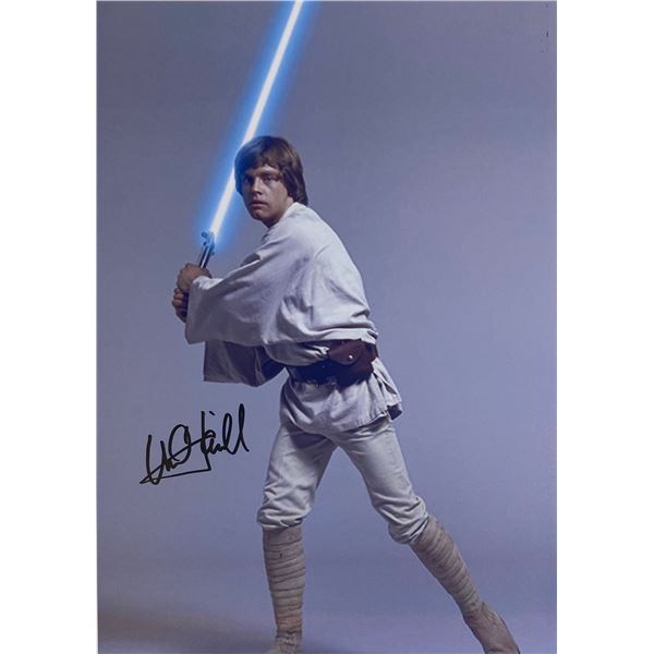 Signed Star Wars Mark Hamill Photo