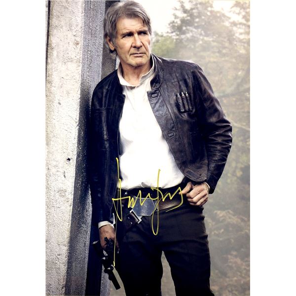 Autograph Signed Star Wars Harrison Ford Photo