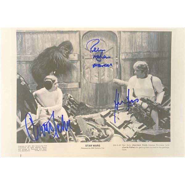 Signed Star Wars Media Press Photo