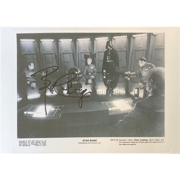 Signed Star Wars Media Press Photo