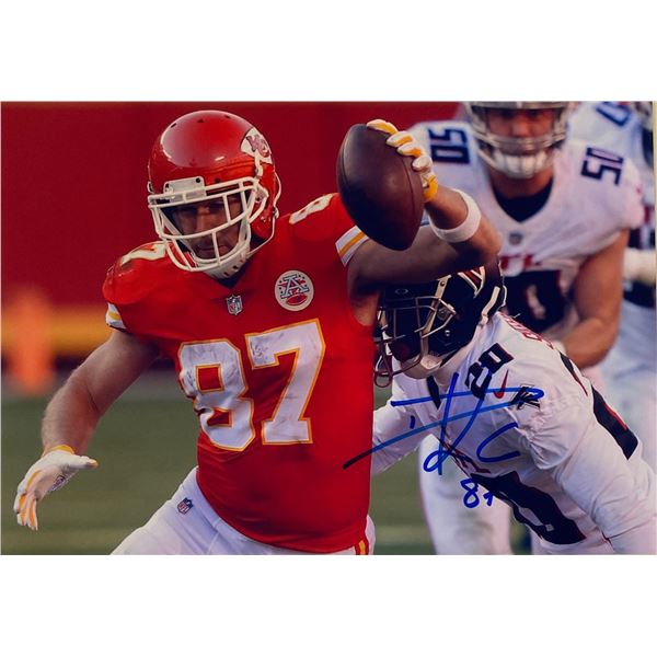 Autograph Signed Travis Kelce Photo