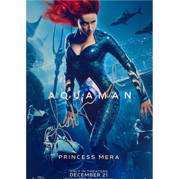Autograph Signed Aquaman Amber Heard Photo