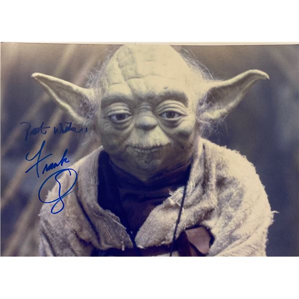 Autograph Signed Star Wars Yoda Photo