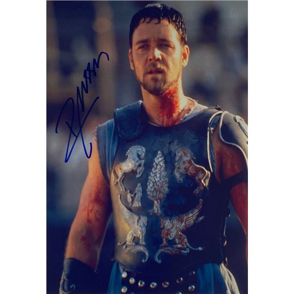 Autograph Signed Gladiator Russell Crowe Photo