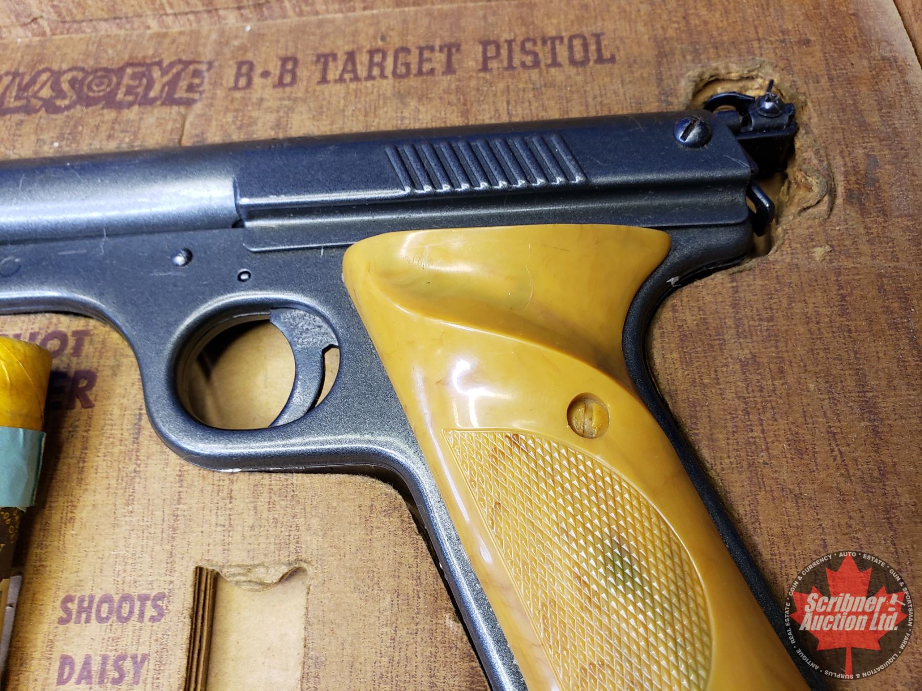 Vintage Daisy Bullseye BB Target Pistol 150 Shot Repeater Model 177 in ...