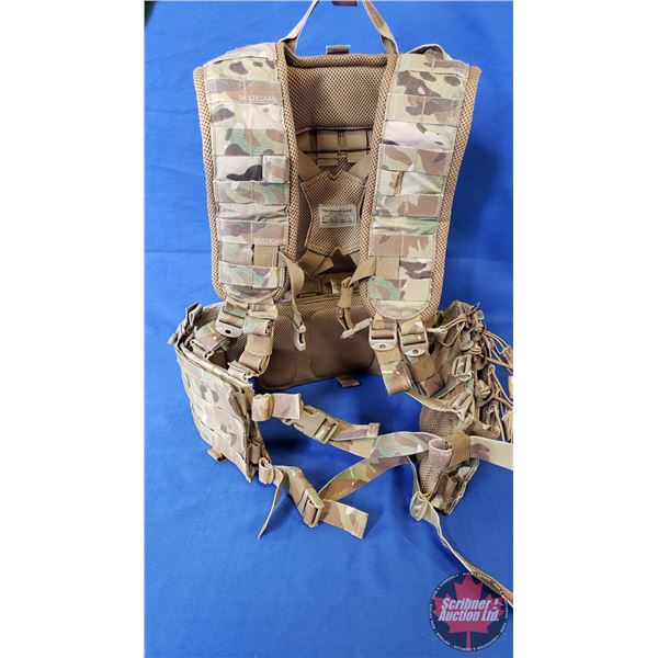 NEW Surplus: Multi Cam Tactical Vest (Camo) (Size: S/M) (SEE PICS!)